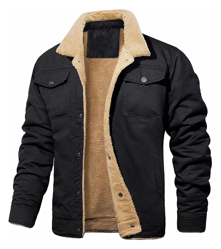 Men's Stylish Jacket Men Jackets Crop Warm Winter Trench